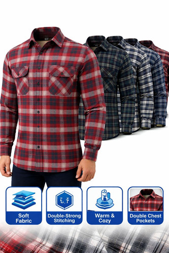 Mens brushed cotton flannel - mens,