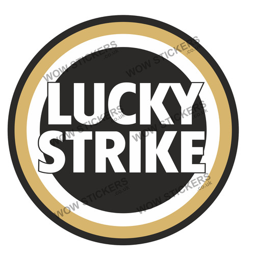 Black lucky strike motorbike - black,