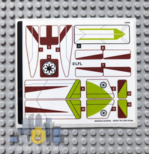 Lego Star Wars STICKER SHEET