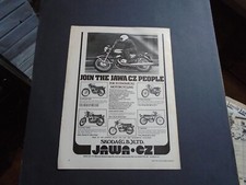 JAWA CZ MOTOR CYCLES - VINTAGE