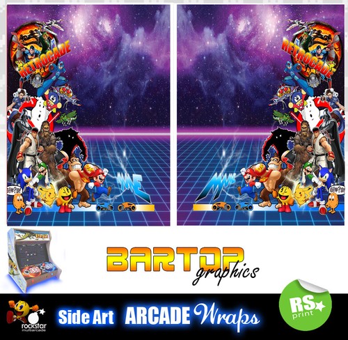 Retrocade arcade side - v3,