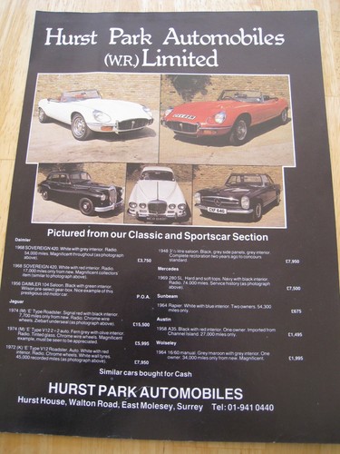 Hurst park automobiles surrey - automobiles,