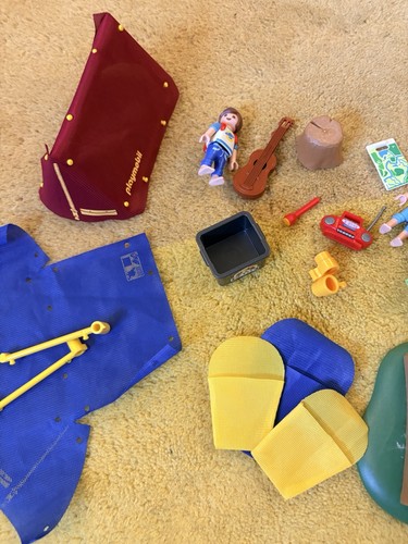 Playmobil campsite with - campsite,