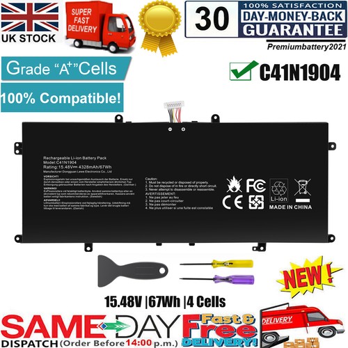 C41n1904 battery for - ✅c41n1904,