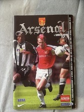 Arsenal V Sunderland Programme