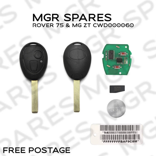Rover full remote key - mg,