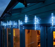Battery Icicle Lights Ice