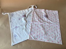 CATH KIDSTON CATH KIDS 2 x DRAW STRING BAGS BALLET FLORAL JERSEY GREAT LOT