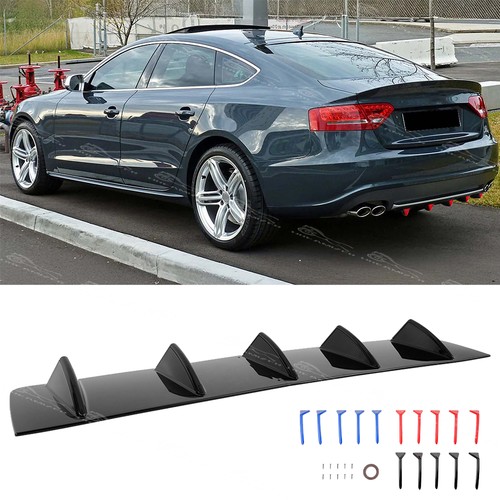 For audi black rear - for,