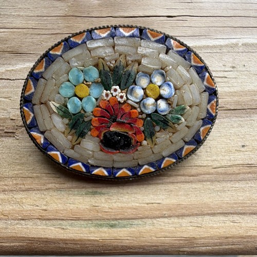 Vintage italian micro mosaic - italian,