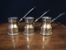 Trio of Small Brass Turkish