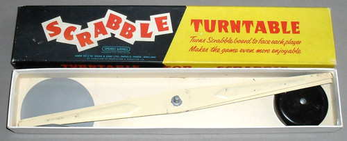 Scrabble turntable spears word - scrabble,
