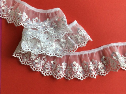 Quality white gathered - quality,