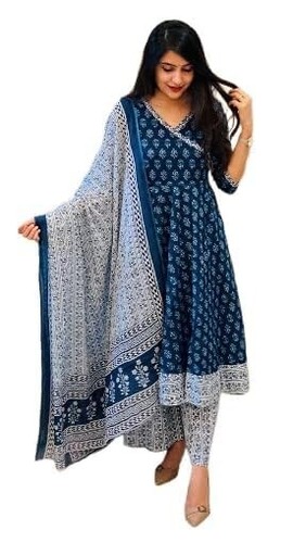 Women rayon anarkali kurta - women's,