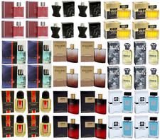 Men's Designer Perfume EDT Gents Fragrance Aftershave for him New Scent 4 Pack