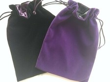 Large purple black velvet - purple,