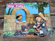 VINTAGE SKIP AND FUFFY JIGSAW PUZZLE BBC TV SHOW MULTI-COLOURED SWAP SHOP 1977