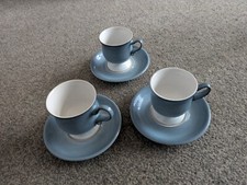 3 x Denby Castile Blue Cup &