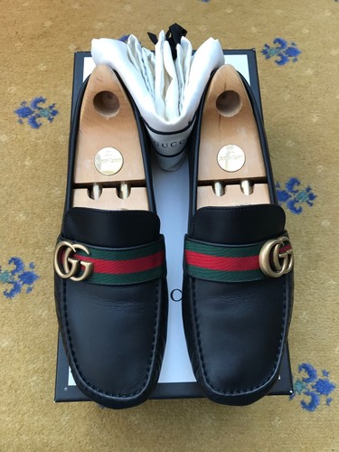 Gucci loafers leather shoes - leather,