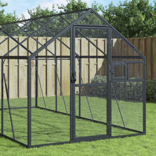 Aviary anthracite 79x6x1 85m - anthracite, 1.79x6x1.85m