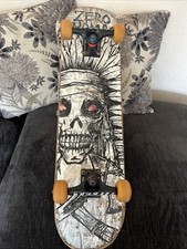 Vintage Zero Skateboards Jamie Thomas Skull Skateboard with Thunder Trucks  