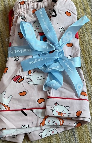 Oodie sleep shorts pink - oodie, with