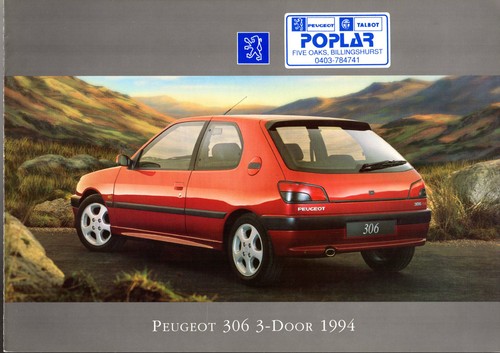 Peugeot 306 1994 uk - peugeot, 3-dr