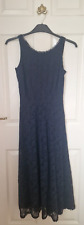 Women's Zara Trafaluc Navy Blue Lace Jumpsuit Size S