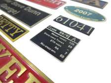 Nameplate Large Railway