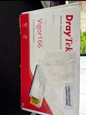 DrayTek Vigor 166 G fast & VDSL2 Modem IPv6 and IPv4 2 Gigabit LAN Ports