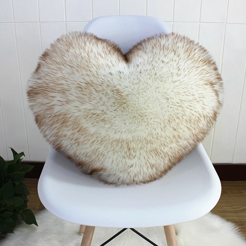 Heart shape fluffy plush - uk,