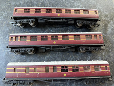 Hornby Oo LMS Maroon Coronation Scot Coaches  X3