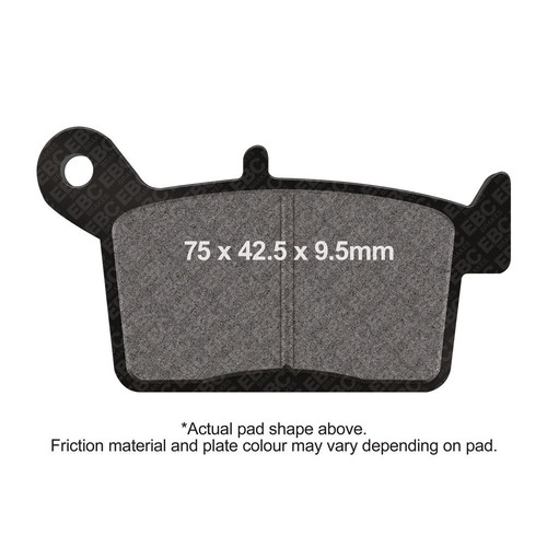 Ebc motorcycle brake pads dmx - pads,