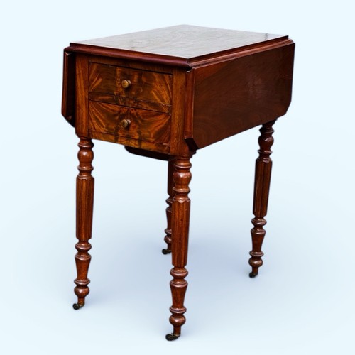 Victorian mahogany lamp sofa - victorian,