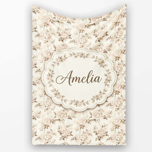 Soft fleece blanket - fleece, shabby