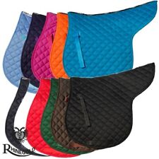 Cotton Quilted GP Numnah by Rhinegold   Classic Shape   Everyday/Competition Use