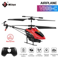 Wltoys V398-C RC Helicopter  2.4G 6-Axis Gyro Pressure launch Missiles Aircraft
