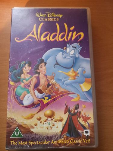 Walt disney aladdin - disney, vhs