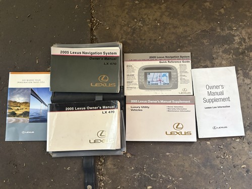 Oem 2005 lexus lx470 owners - oem,