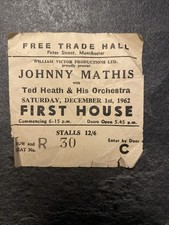 Johnny Mathis Ticket Stub