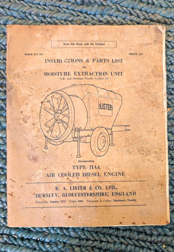 Lister type ha4 - lister, cooled