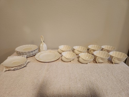 Vintage belleek ireland shell - belleek,