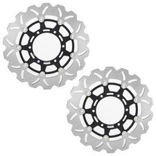 Pair Front Brake Discs Rotors