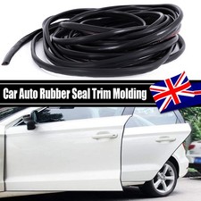 5M & Black Car Door Boot Edge Protector Strip Trim U Shape Guard Seal Rubber UK