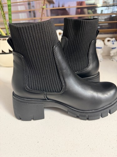 Black chunky sole chelsea - chunky,