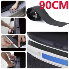 Car Rear Boot Bumper Sill Body Guard Protector Rubber Plate Trim Strip Cover UK