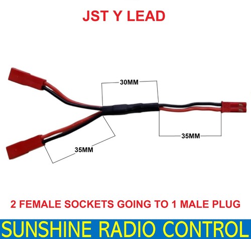 Jst parallel lead connector - y,