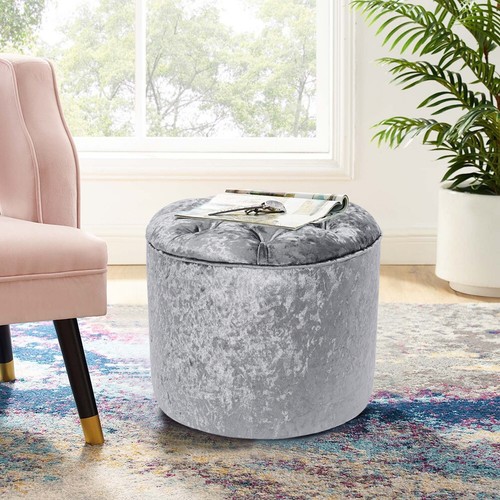 Upholstered stool round makeup - upholstered,
