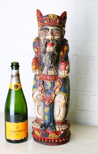 Antique polychrome bali - antique,