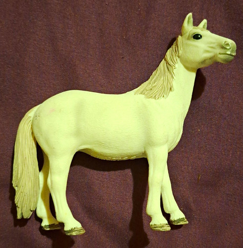 Schleich white beige mane - white/beige,